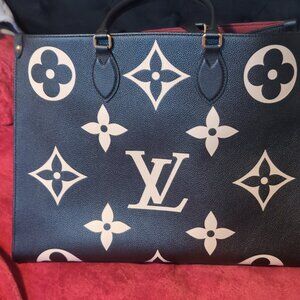 Louis Vuitton on the go bag